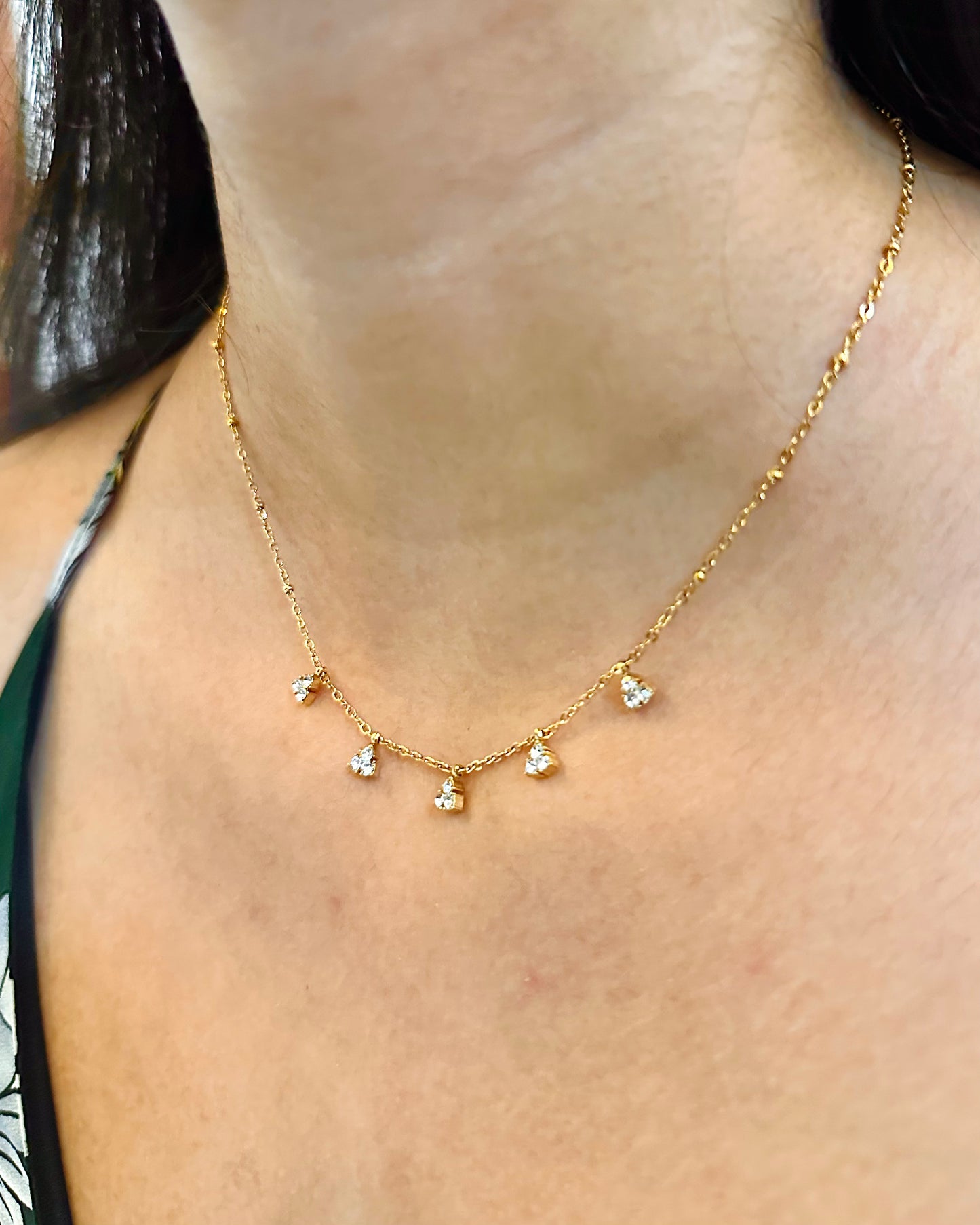Petal Cluster Necklace