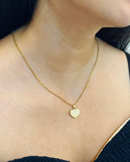 Luna Heart Pendant Necklace
