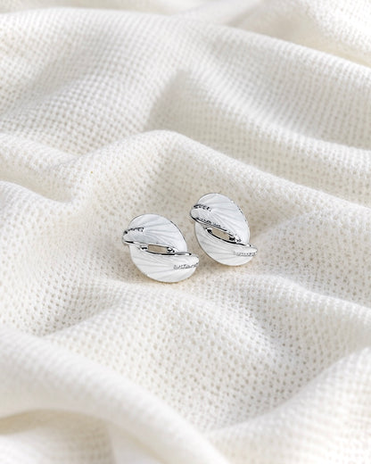 Snow Leaf Earrings