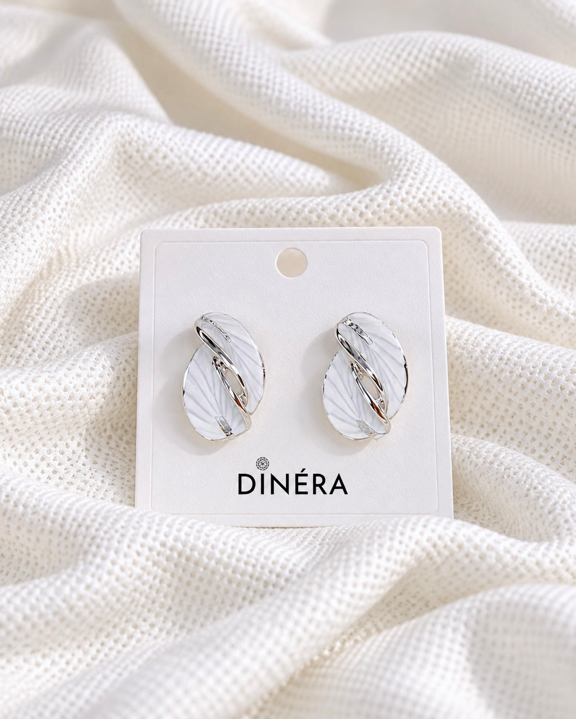 Snow Leaf Earrings