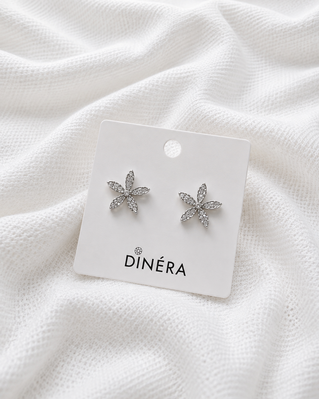 Silver Blossom Earrings