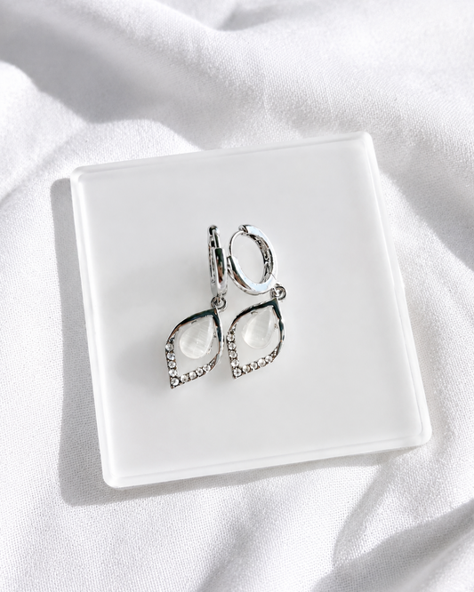 Silver Cascade Earrings