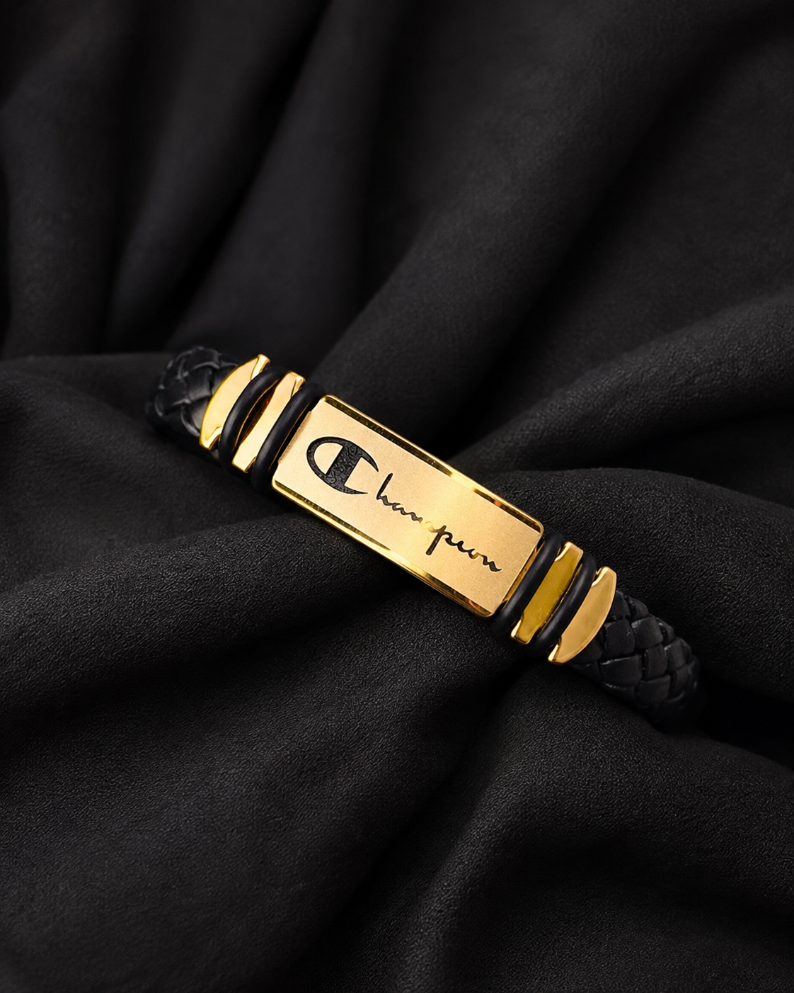Golden Core Leather Bracelet