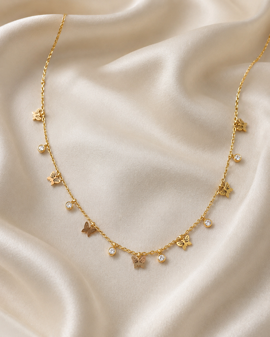 Butterfly Garden Necklace
