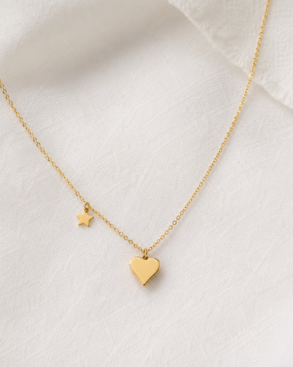 Twinkle Heart Necklace