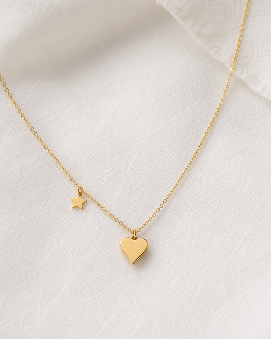 Twinkle Heart Necklace