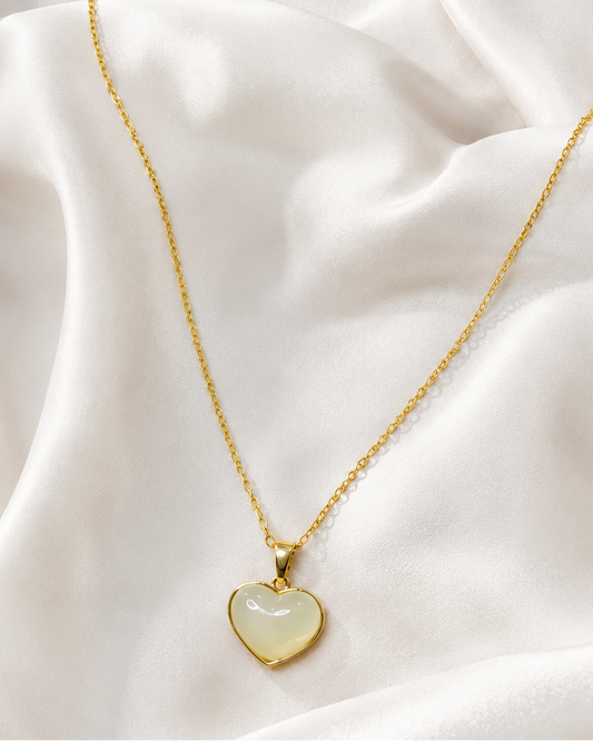 Luna Heart Pendant Necklace
