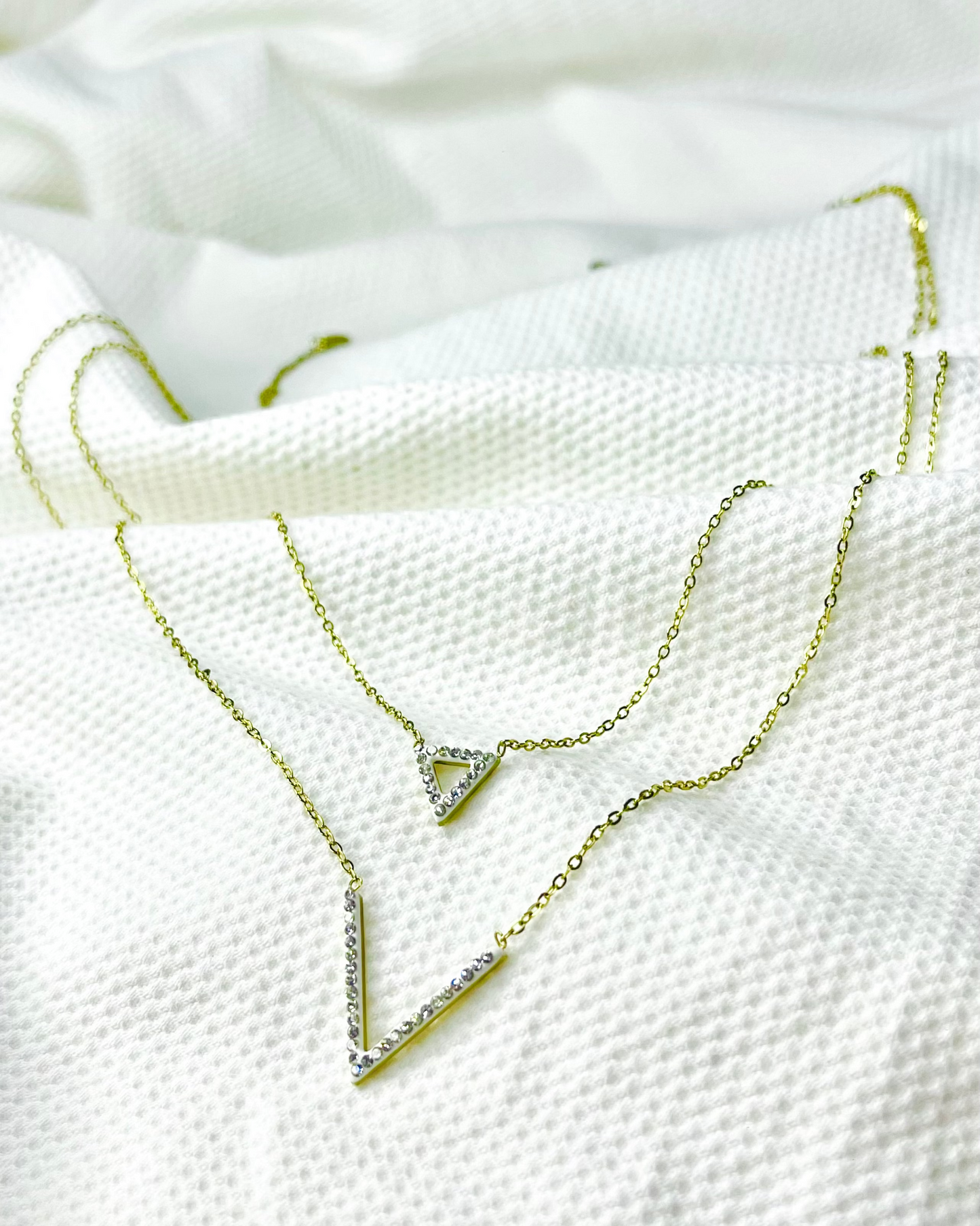 Twin V Luxe Necklace