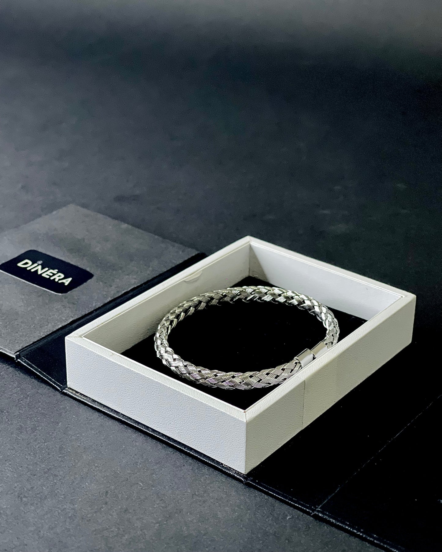 Silver Rope Cuff