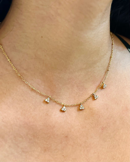 Petal Cluster Necklace
