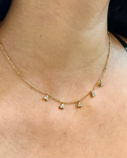 Petal Cluster Necklace