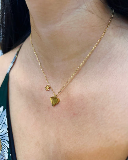 Twinkle Heart Necklace