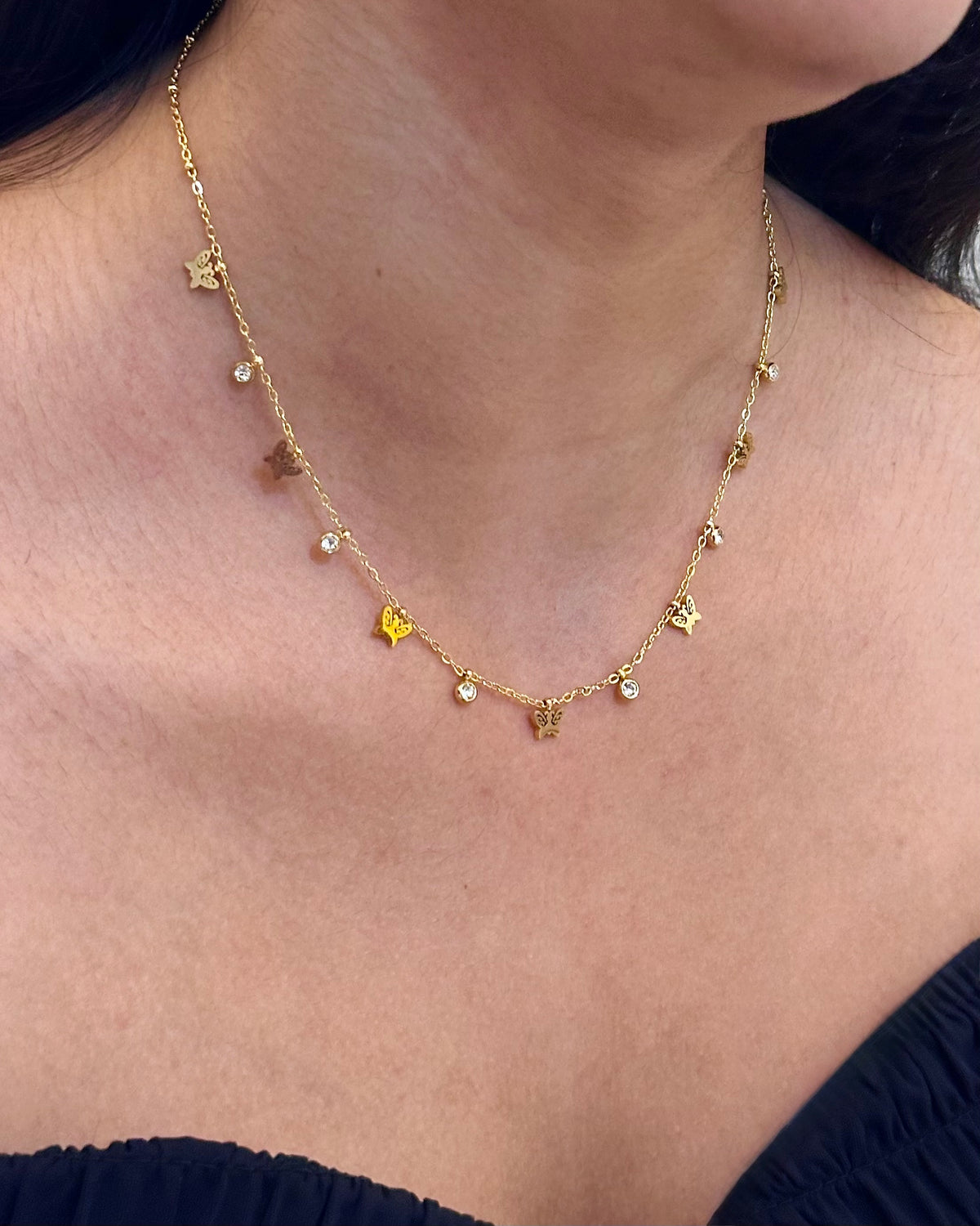 Butterfly Garden Necklace