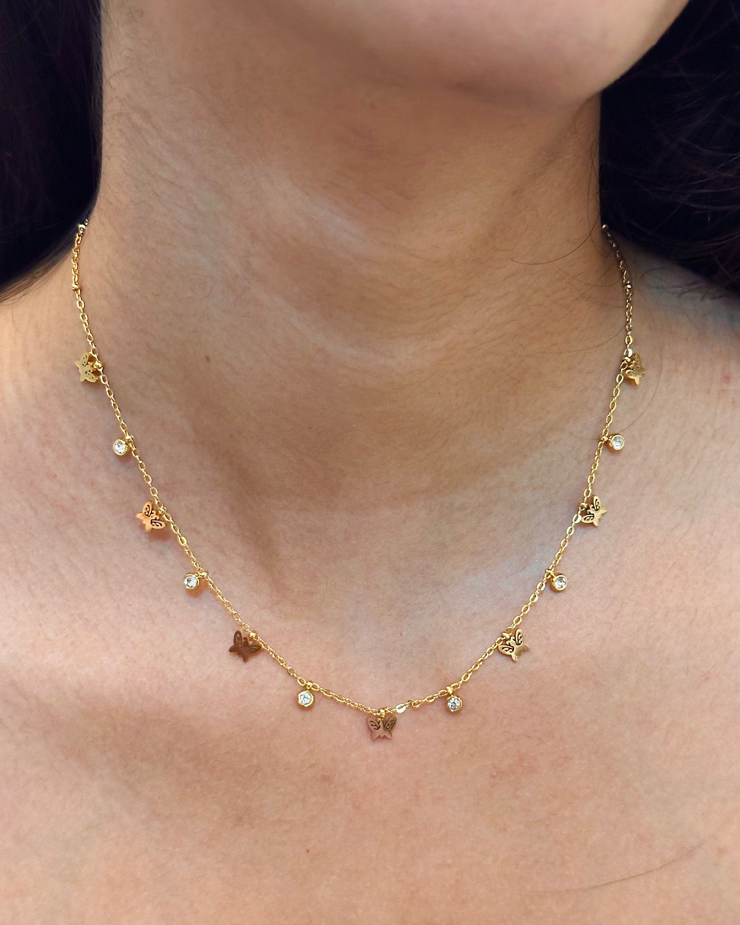 Butterfly Garden Necklace