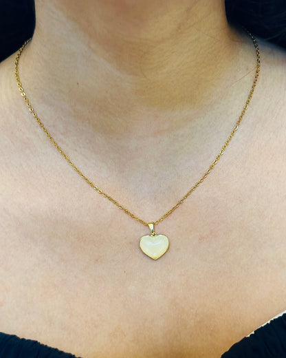 Luna Heart Pendant Necklace