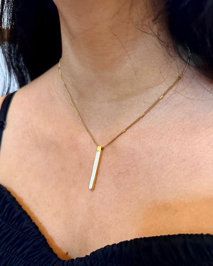 White Cascade Necklace