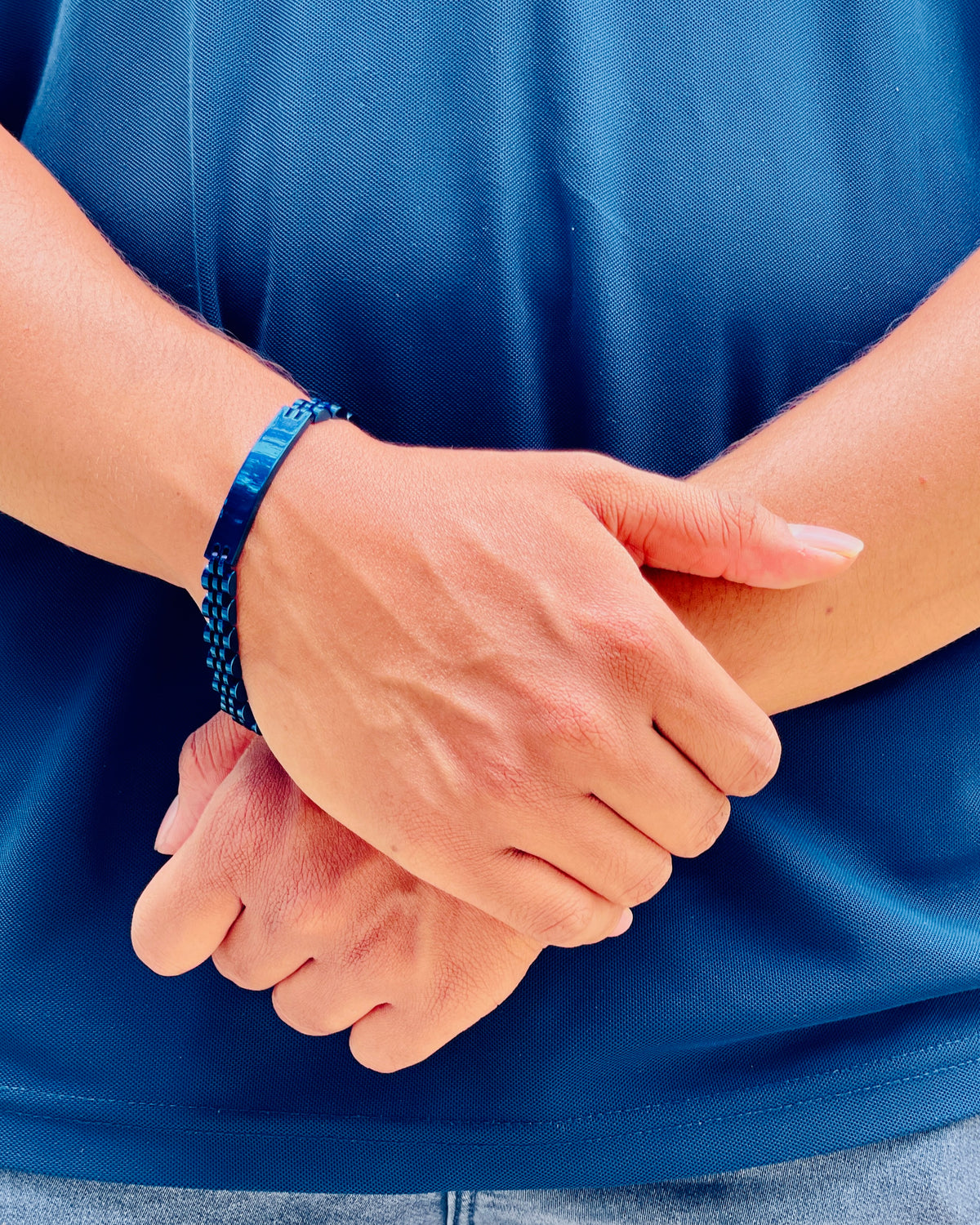 Blue Fuse Bracelet