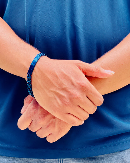 Blue Fuse Bracelet