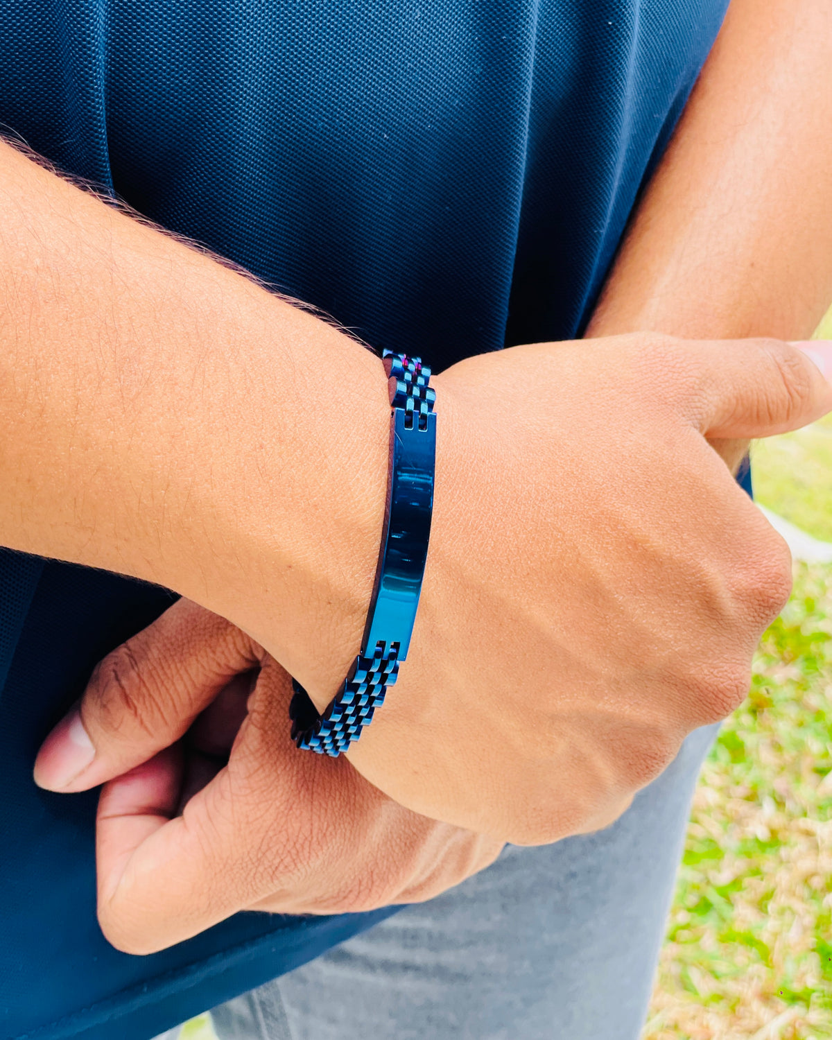 Blue Fuse Bracelet